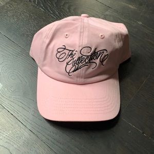 The Collection Pink Embroidered Hat,New,Never Worn